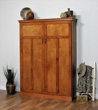 Lodge Wall Bed with Accessories - Wallbeds n More Scottsdale