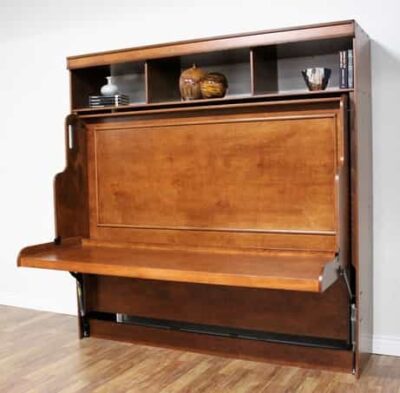 Hidden Bed Deluxe with Hutch Closed Front - Wallbeds n More Scottsdale