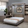 Oxford Wall Bed Open with Lights - Wallbeds n More Scottsdale