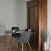 Dark Finished Wallbed with Table and Chairs