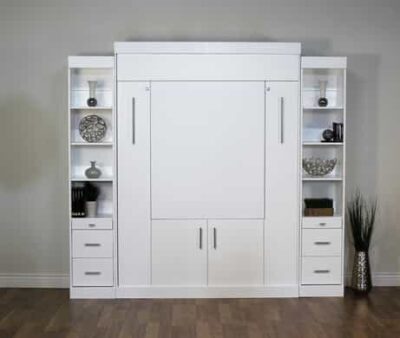 Euro Deluxe Folded White Finish