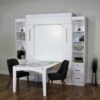 Euro Deluxe Murphy Bed Closed in White - Wallbeds n More Scottsdale