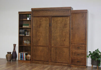 Ryland Wall Bed with side piers and cabinets - Wallbeds n More Scottsdale