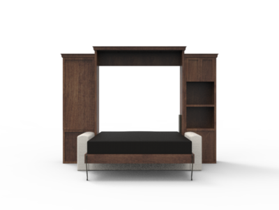Phoenix Vertical Wall Bed Open - Wallbeds n More Scottsdale