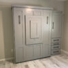 York Wall Bed in Grey, Closed - Wallbeds n More Scottsdale