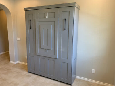 York Wall Bed in Grey - Wallbeds n More Scottsdale