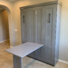 york wall bed grey with table - Wallbeds n More Scottsdale